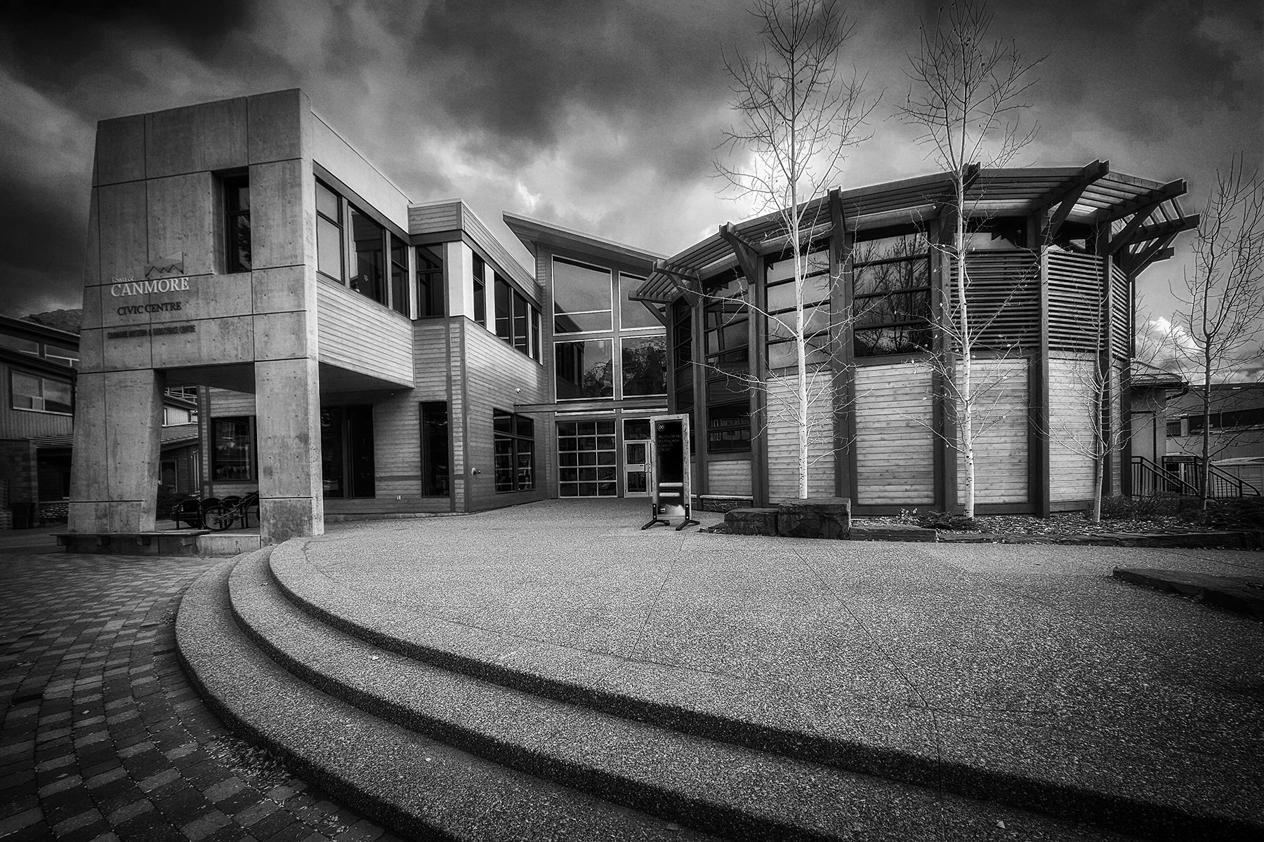 Civic Center, Canmore, AB, 2024-11-11