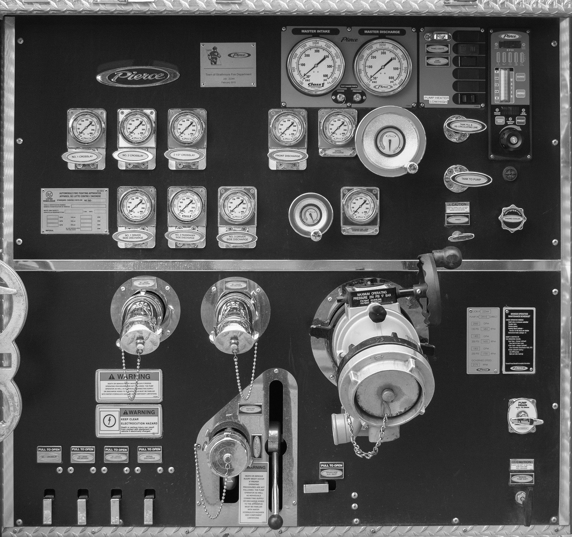 Gauges, Fire Truck, Strathmore, AB, 2026-07-01