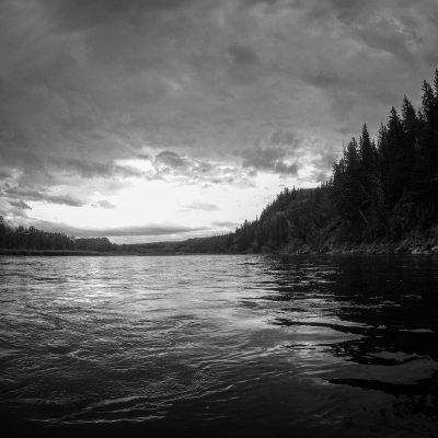 Slammin' the action cam, Bow River Float, Alberta, 2024-09-29